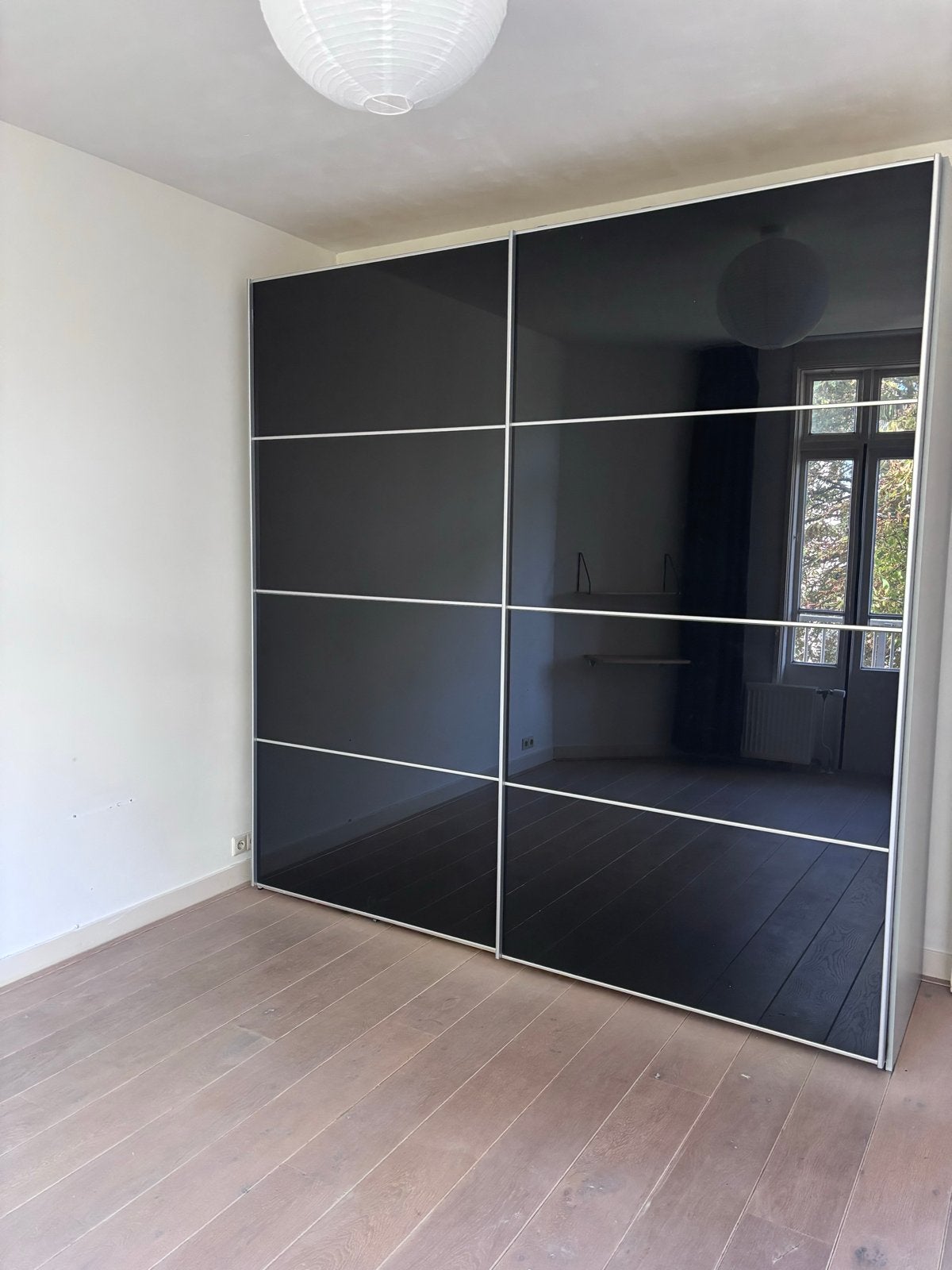 Moderne kledingkast met schuifdeuren (pax ikea achtig), Ophalen, Gebruikt, 200 cm of meer, 150 tot 200 cm