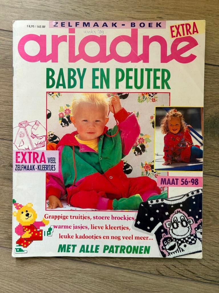 Ariadne baby en peuter winter 1989, Ophalen of Verzenden, Zo goed als nieuw, Breien of Haken, Patroon of Boek