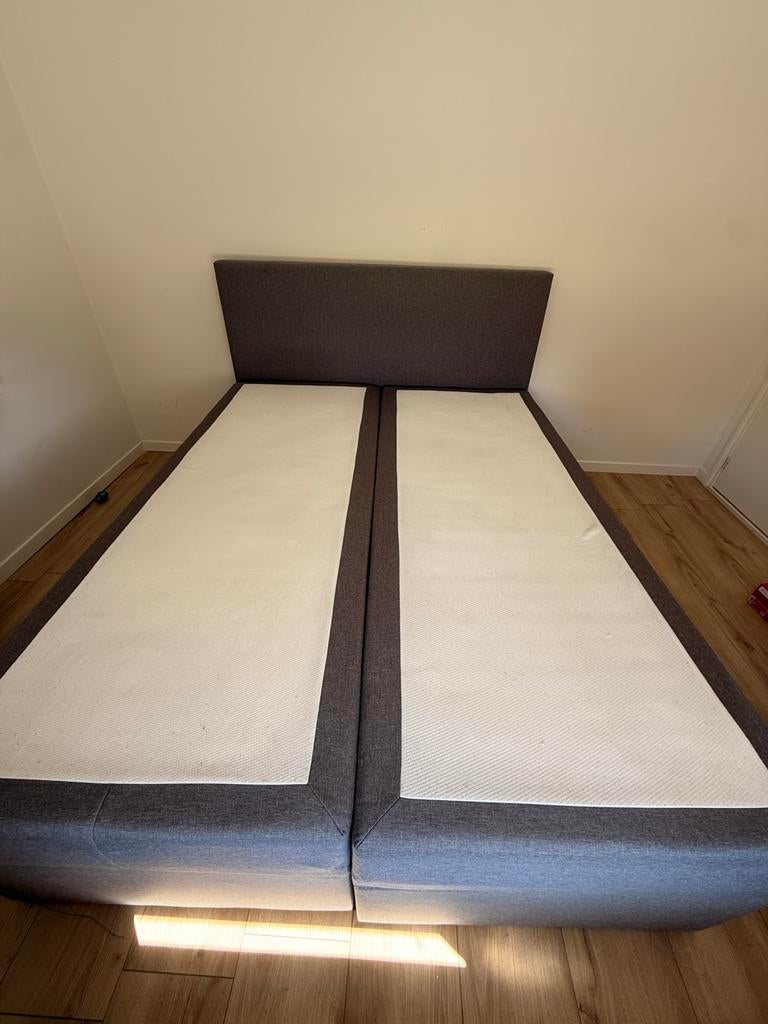 Boxspring 160x200 cm met opbergruimte, Gebruikt, Tweepersoons, Ophalen of Verzenden, 200 cm
