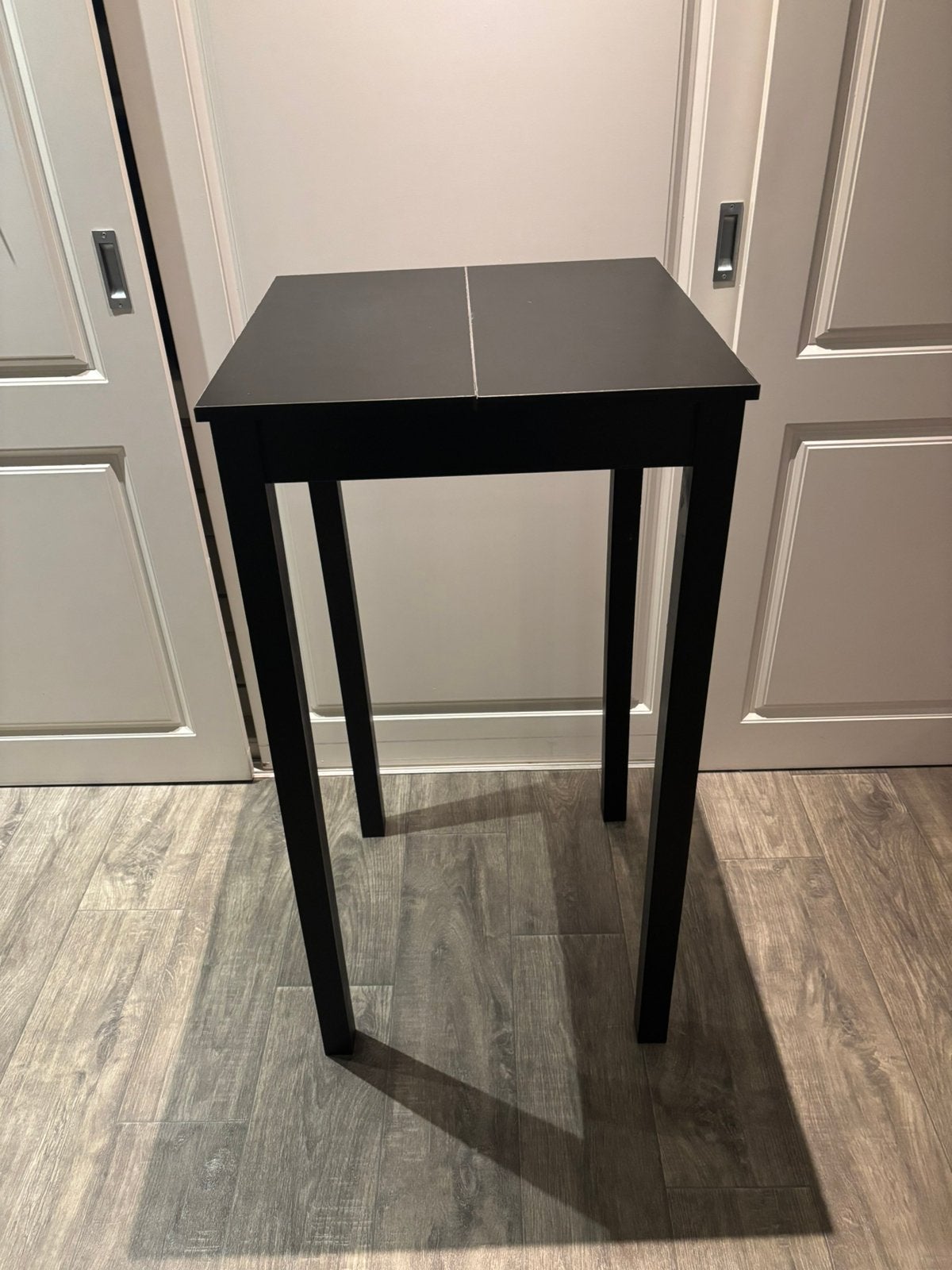 Bartafel 55x55x107, Ophalen, 100 tot 150 cm, Vierkant, Zo goed als nieuw