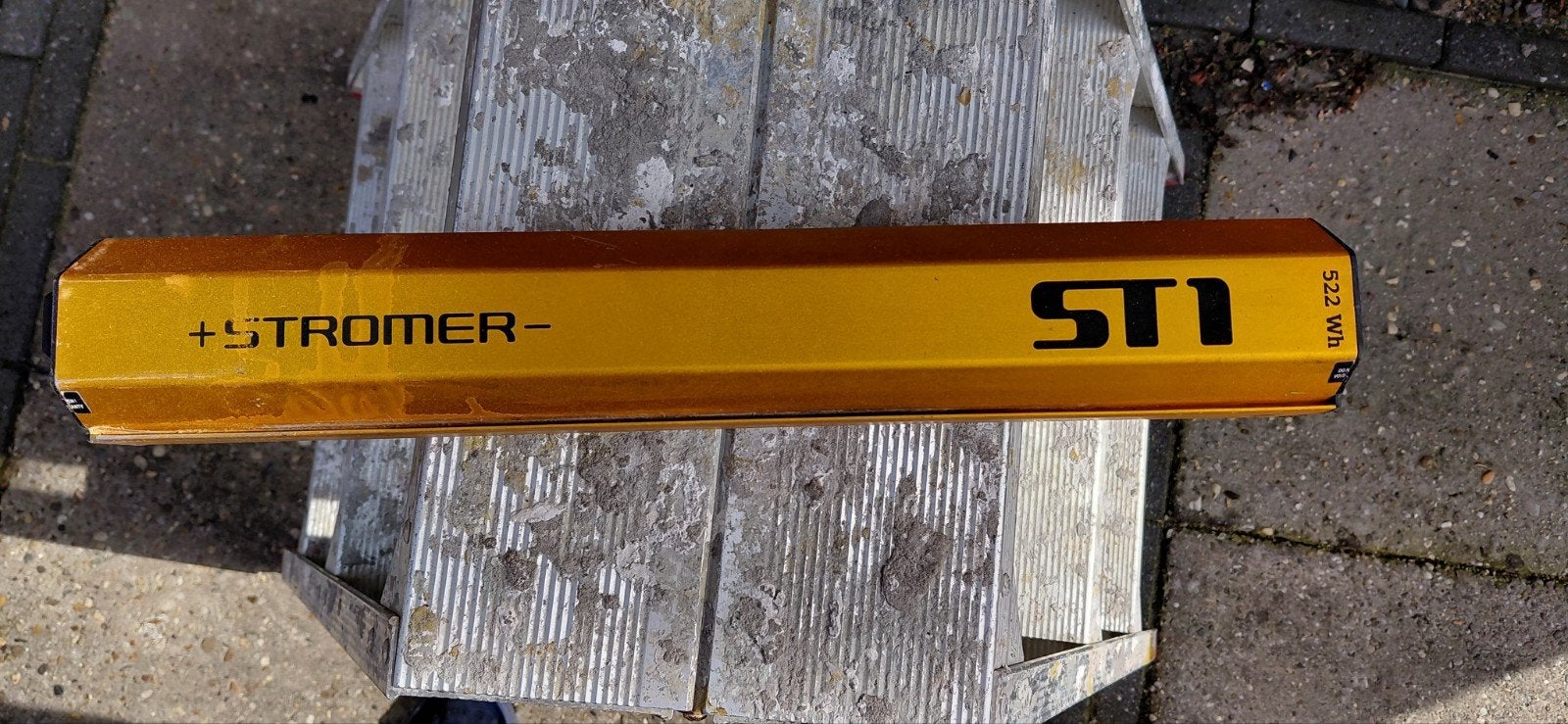 Originele Stromer ST1 fietsaccu 36V 522Wh goudkleurig, Gebruikt