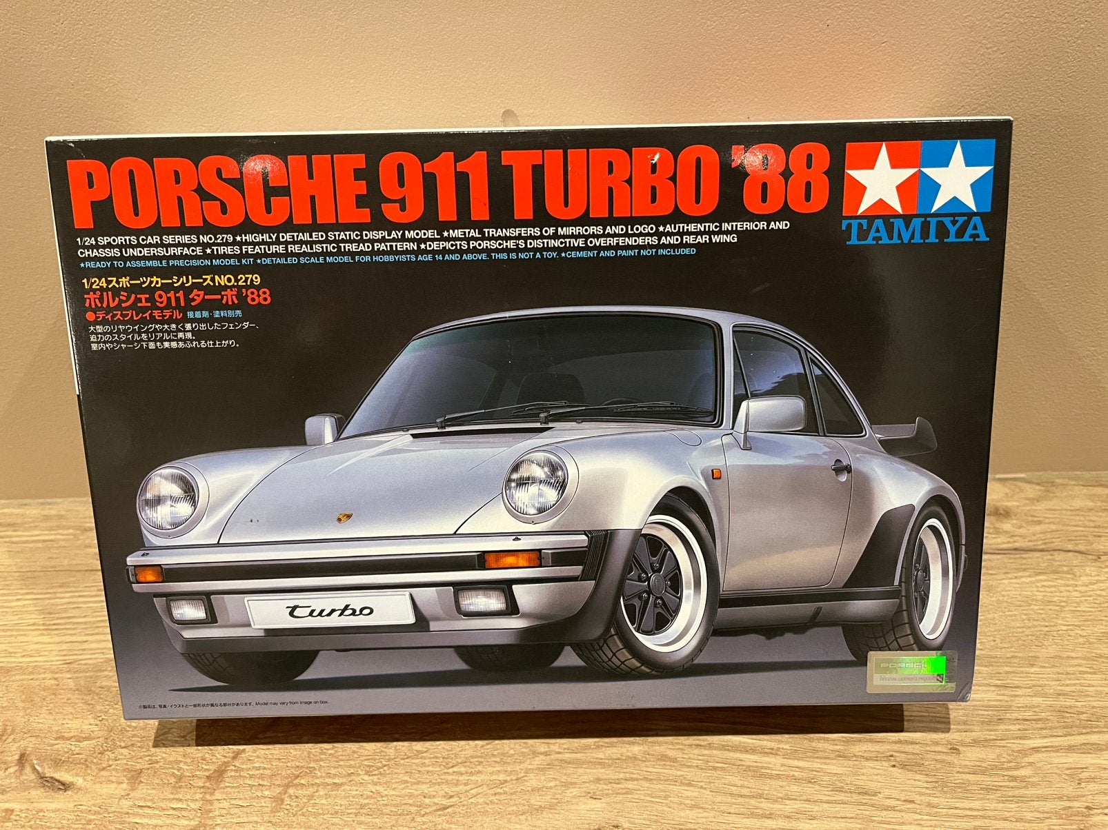 Tamiya porsche 911 turbo, Hobby en Vrije tijd, Auto, Groter dan 1:32, Nieuw, Ophalen of Verzenden