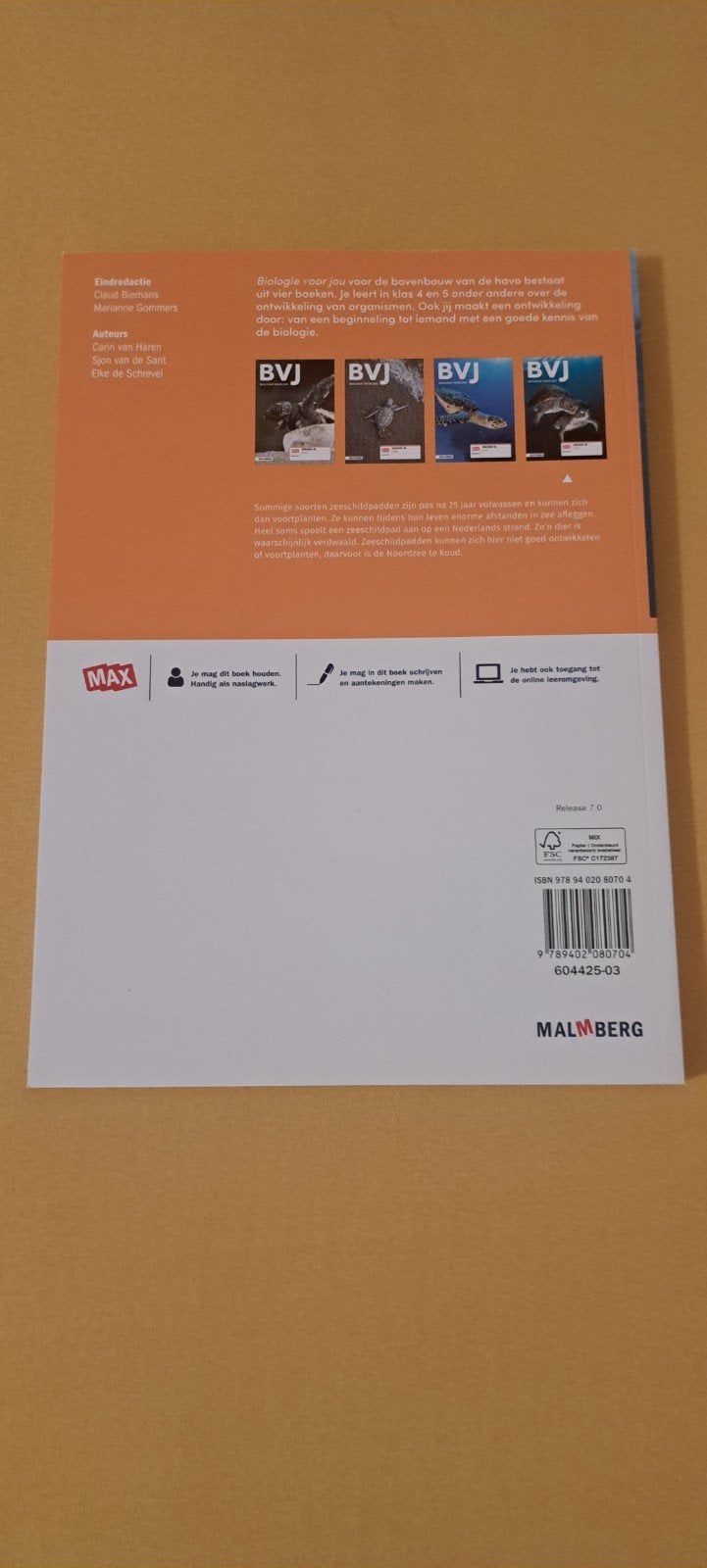 Biologie havo 5 deel 5b, Boeken, Schoolboeken, Ophalen of Verzenden, Nieuw, HAVO, Biologie