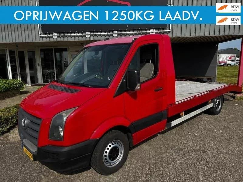 Volkswagen Crafter 2.5 TDI AIRCO/3 ZITS/LAADVER 1250kg Oprij, 13 km/l, Zwart, Volkswagen, Origineel Nederlands