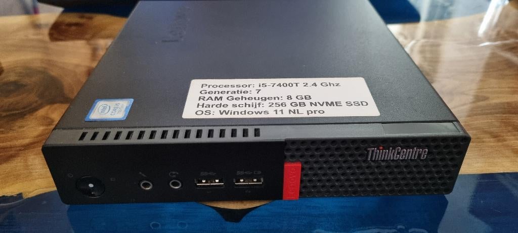 M710Q mini pc, 256 GB, 2 tot 3 Ghz, 8 GB, Ophalen of Verzenden