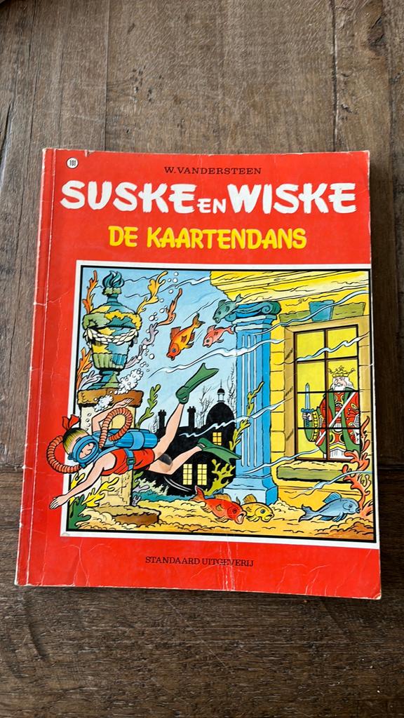 Suske en Wiske - De Kaartendans (Nr. 101), Eén stripboek, Ophalen of Verzenden, Gelezen