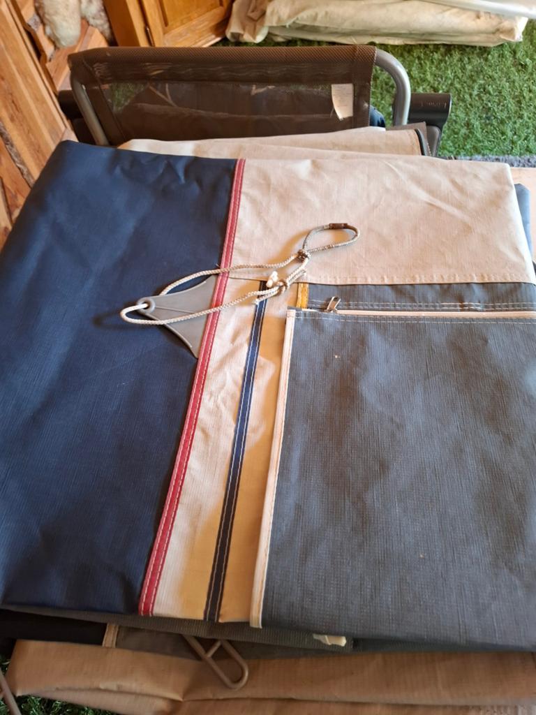 Dorema voortent Omloop 6A7 - 275 diep, blauw/grijs, Ophalen of Verzenden