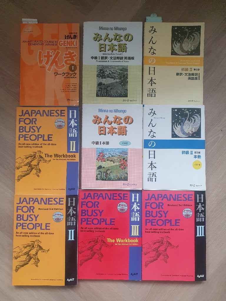 Complete Set Japanse Leerboeken – Genki, Minna no Nihongo, Boeken, Ophalen, Beta, Zo goed als nieuw