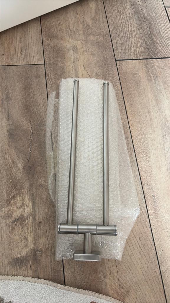 Handdoek Hanger RVS, Huis en Inrichting, Ophalen of Verzenden, Nieuw, Grijs, Handdoekenrek