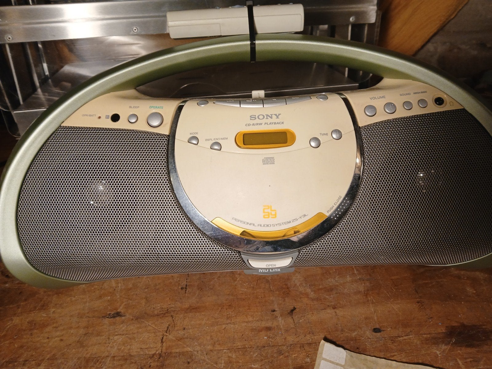 Sony CD-R/RW Personal Audio System ZS-V20, Ophalen, Gebruikt, Sony, Draagbaar