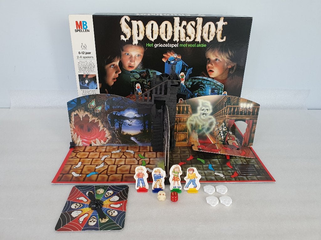 Gezelschapsspel Spookslot (MB, 1985), Ophalen of Verzenden, Gebruikt, MB