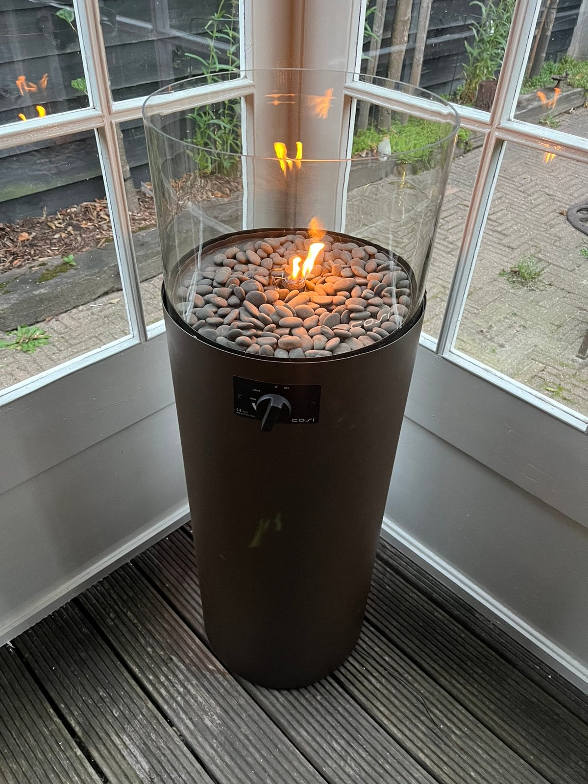 Cosi pilaar terrasverwarmwer, Tuin en Terras, Ophalen, Zo goed als nieuw