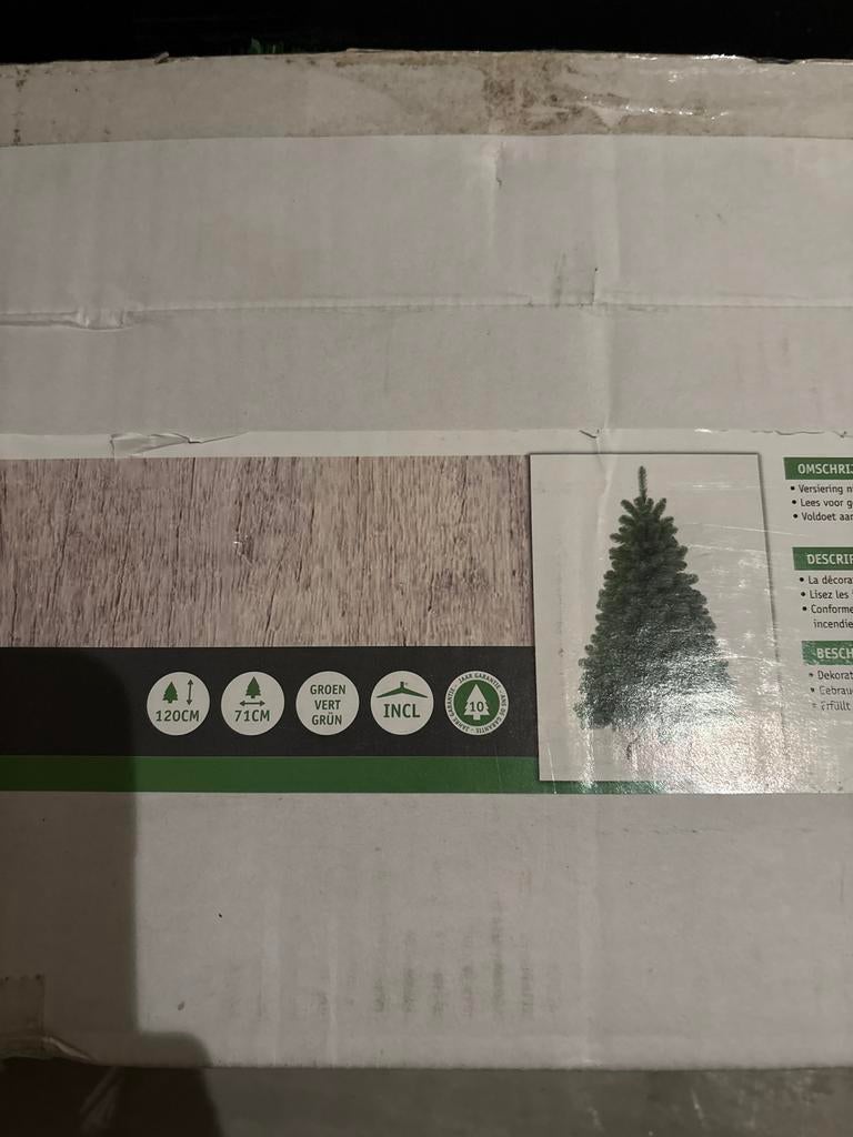 Kerstboom intratuin 120cm, Ophalen of Verzenden, Zo goed als nieuw