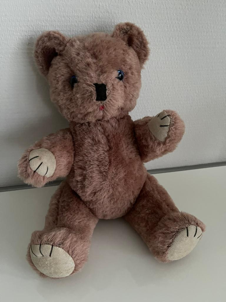 Vintage teddy beer beren teddie bruin, Ophalen of Verzenden, Zo goed als nieuw, Beeldje, Cherished Teddies