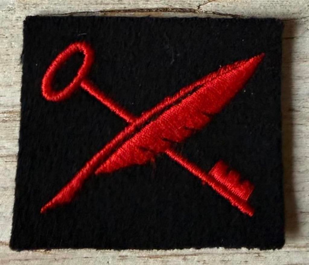 Marine Embleem  Magazijn beheerder, Verzenden, Marine, Nederland, Embleem of Badge
