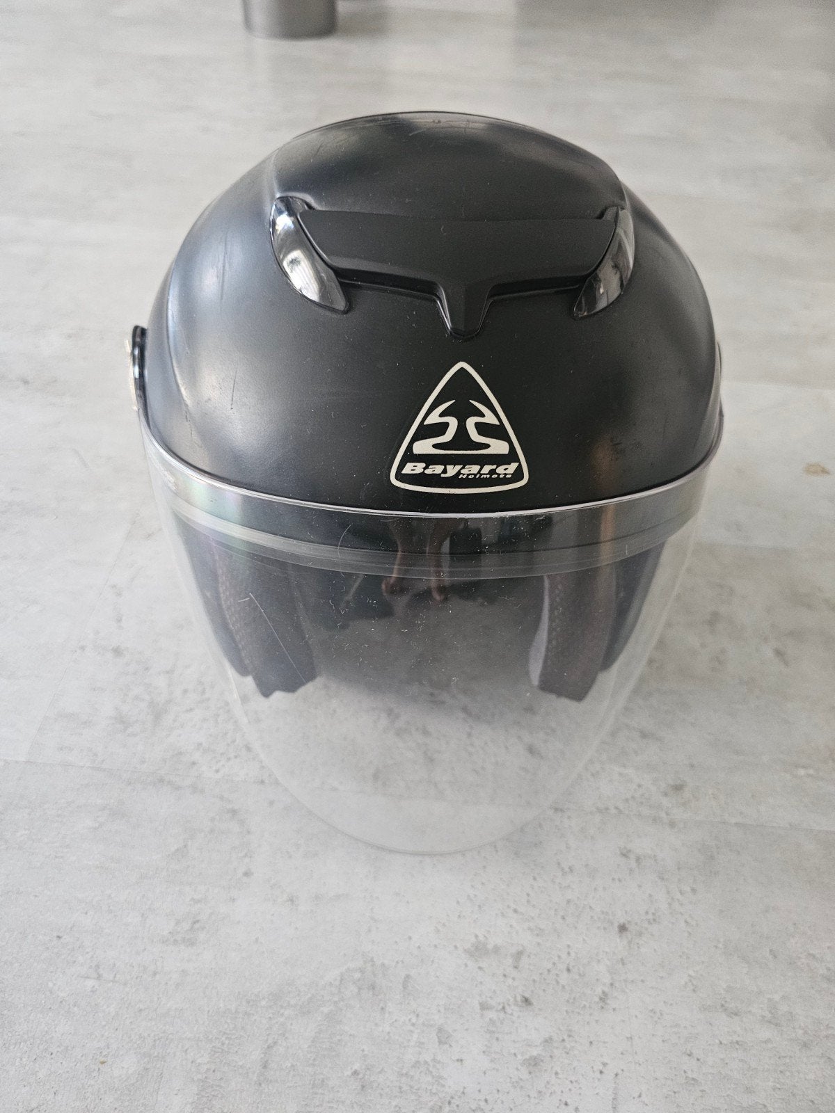 bayard helm met integrated visor, Fietsen en Brommers, Ophalen of Verzenden, Gebruikt, Large, Bayard