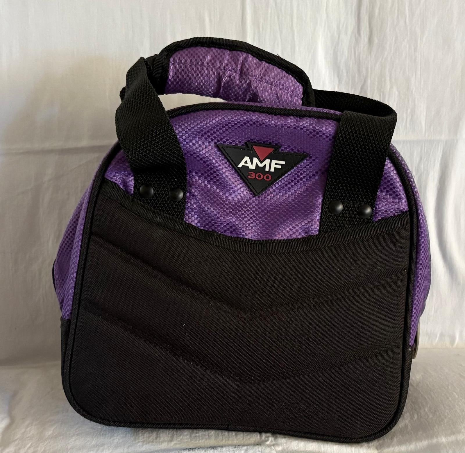 AMF Bowlingtas voor 1 bal - Paars/Zwart, Sport en Fitness, Bowlen, Ophalen of Verzenden, Gebruikt, Overige typen