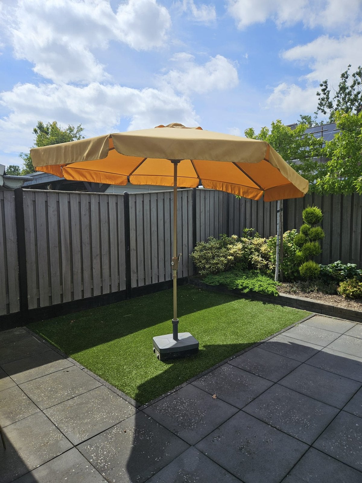 Parasol, Ophalen, Gebruikt