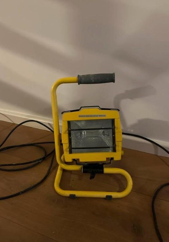 Bouwlamp op statief, Ophalen, Gebruikt, 500 watt of meer