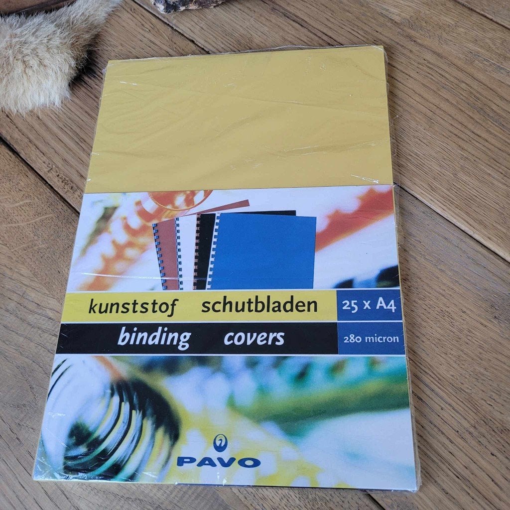 Pavo Kunststof Schutbladen / Binding Covers,A4 – 24 stuks, Diversen, Ophalen of Verzenden, Nieuw