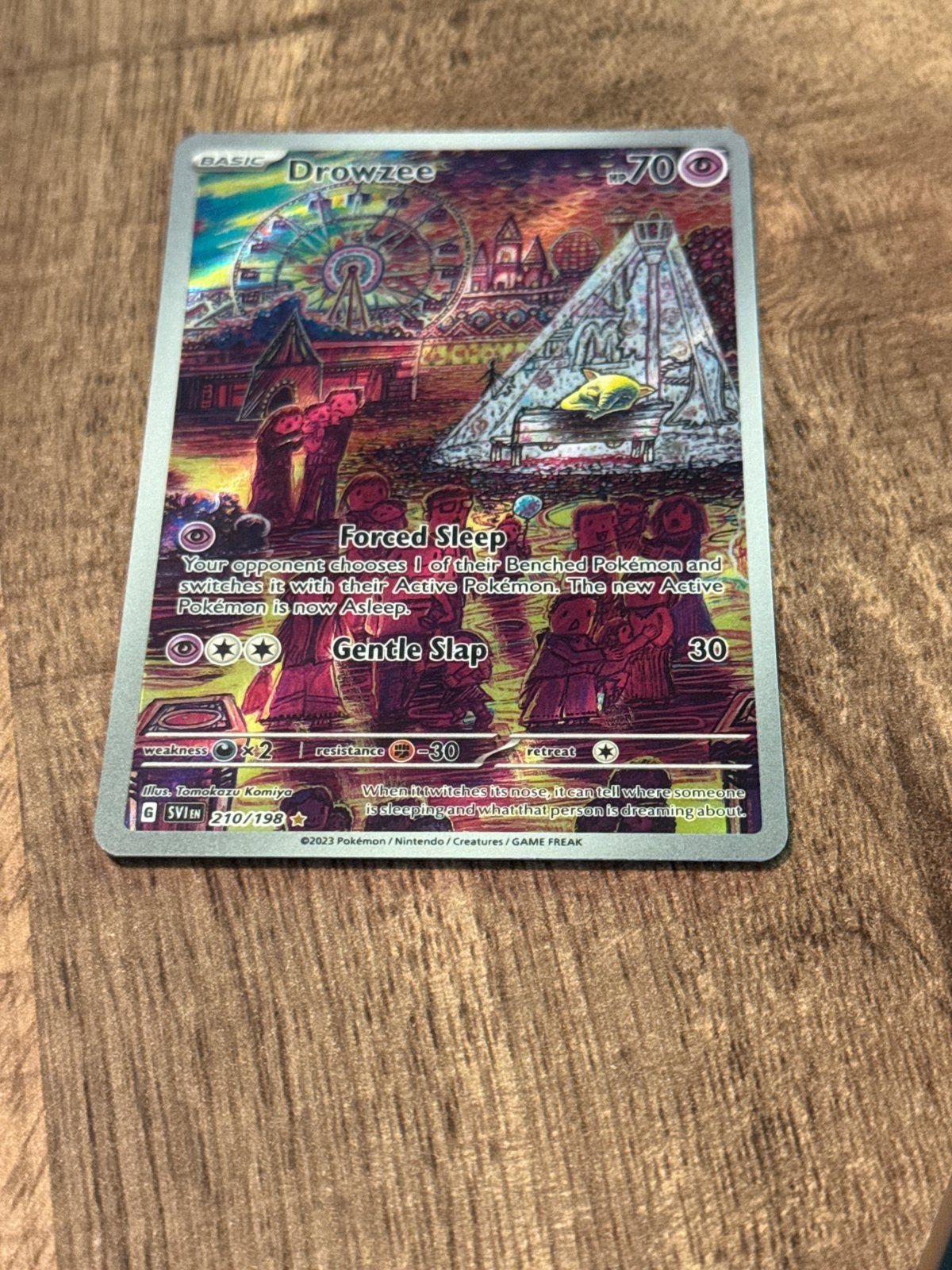 Drowzee 210/198 SV01: Scarlet & Violet Pokémon kaart, Ophalen, Zo goed als nieuw, Losse kaart