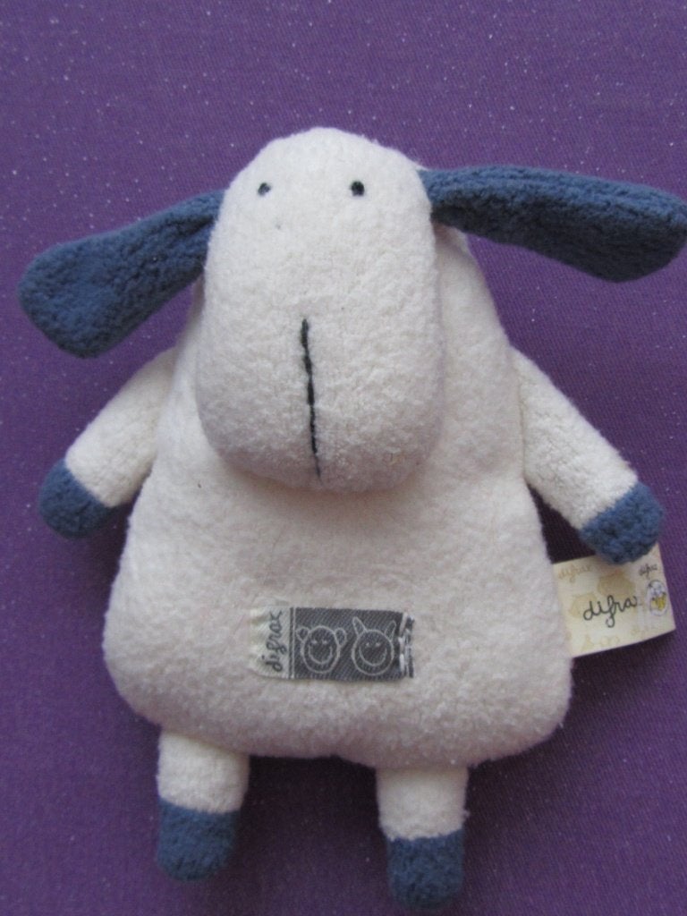 DIFRAX Knuffel SCHAAP. 17 CM **Nieuw**, Overige typen, Nieuw, Ophalen of Verzenden, Met label