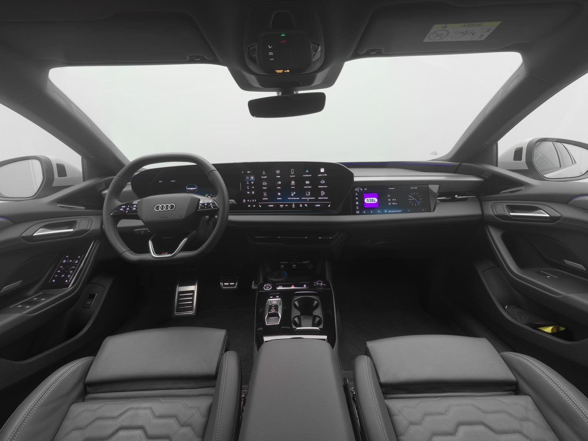 Audi A6 Avant e-tron S-line 83 kWh 286pk | Bijrijdersscherm|, Automaat, Gebruikt, Zwart, Beige