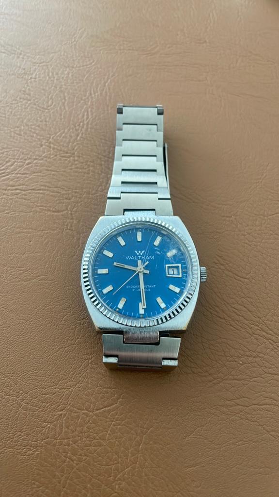 Waltham vintage horloge, Ophalen of Verzenden, Staal, Overige merken, 1960 of later