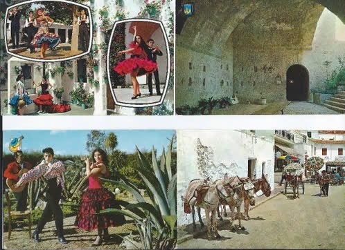 37 Ansichtkaarten van Spanje-Calella-Blanes-Stitges etc., Ophalen of Verzenden, 1960 tot 1980, Gelopen, Spanje