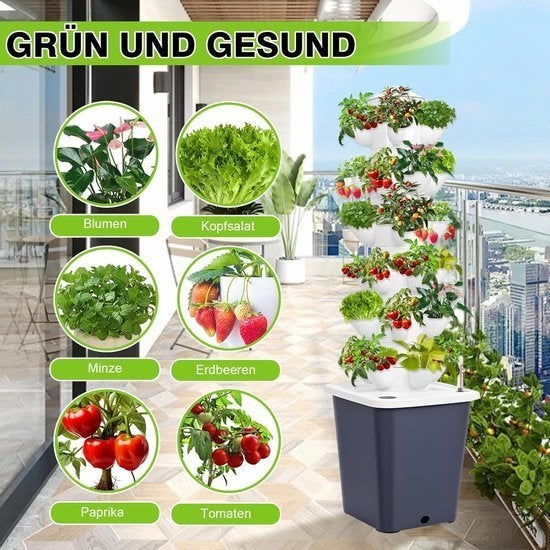 Hydrocultuurtoren – Verticale Plantentoren, Corvance B.V., Verzenden, Nieuw, Corvancebol@gmail.com