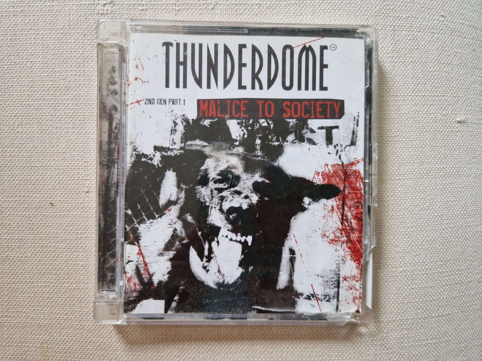 Thunderdome 2nd gen part 1 - Malice to Society, Cd's en Dvd's, Ophalen of Verzenden, Gebruikt
