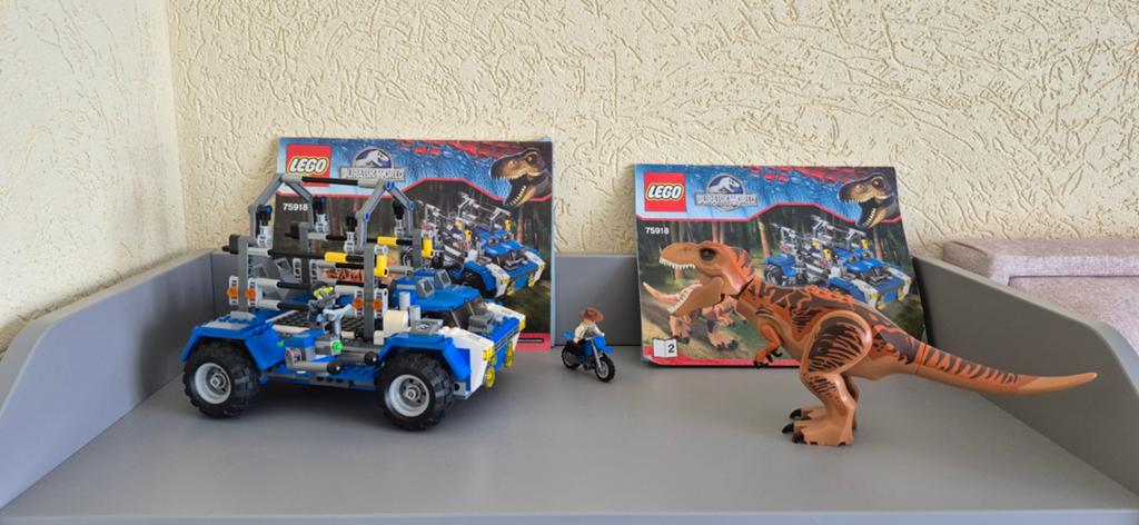 Lego Jurassic World T-Rex Transport 75918, Compleet, Jurassic World, Lego, Ophalen of Verzenden