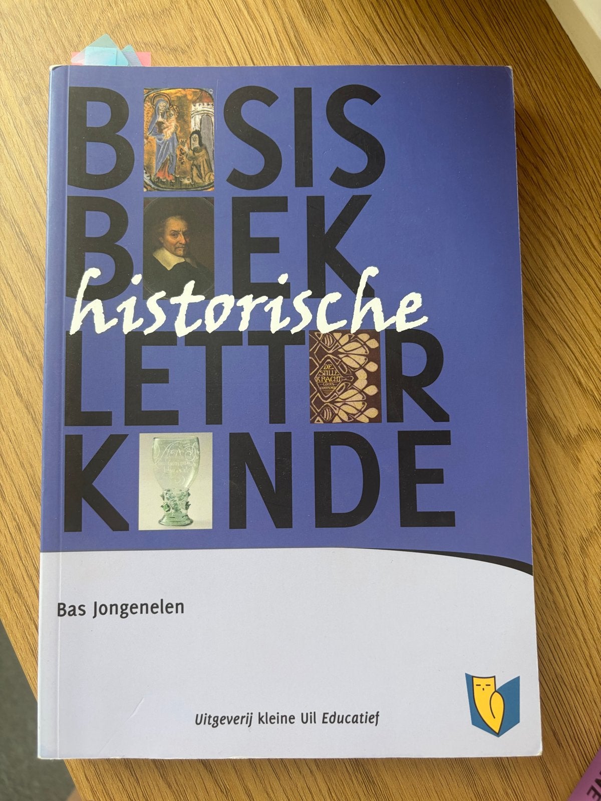 Basisboek Historische Letterkunde - Bas Jongenelen, Boeken, Ophalen of Verzenden, Alpha, Gelezen, HBO