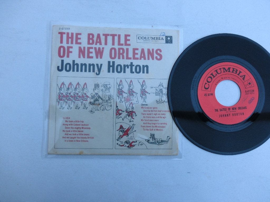 Johnny Horton The battle of new Orleans, Ophalen of Verzenden, Zo goed als nieuw, 7 inch