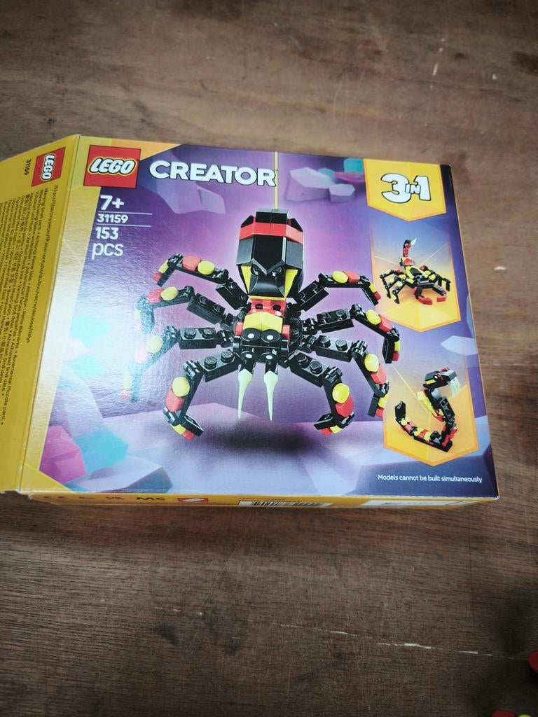 Lego Creator 31159 Griezelige Spin 3-in-1 set, Compleet, Lego, Ophalen of Verzenden, Zo goed als nieuw