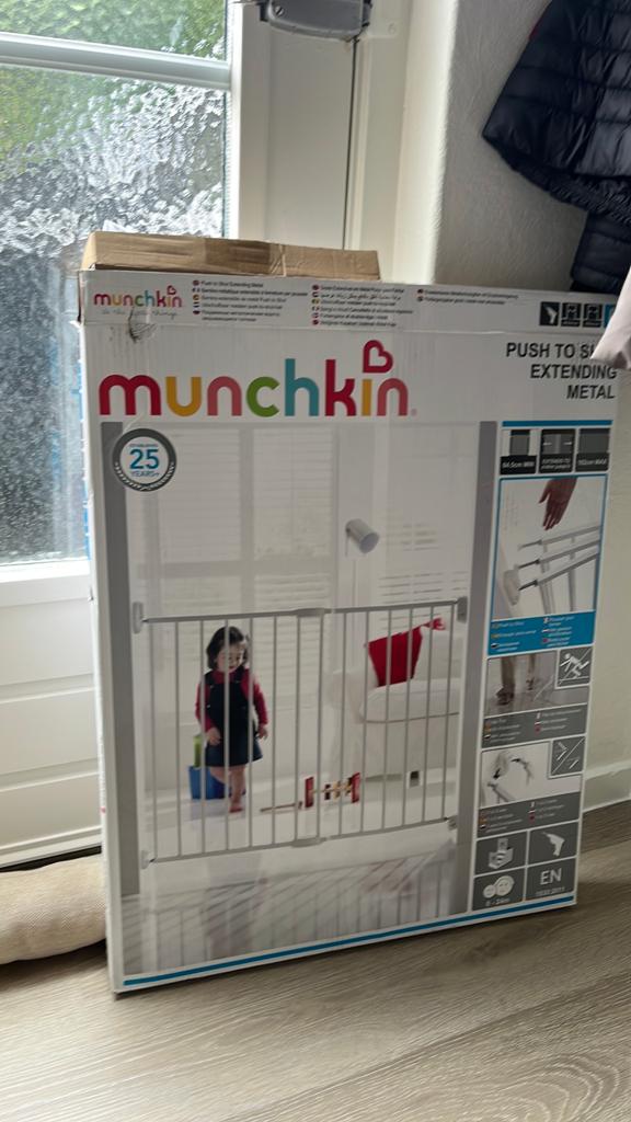 Traphekje nieuw Munchkin, Kinderen en Baby's, Traphekjes, Ophalen, Nieuw, Metaal of IJzer