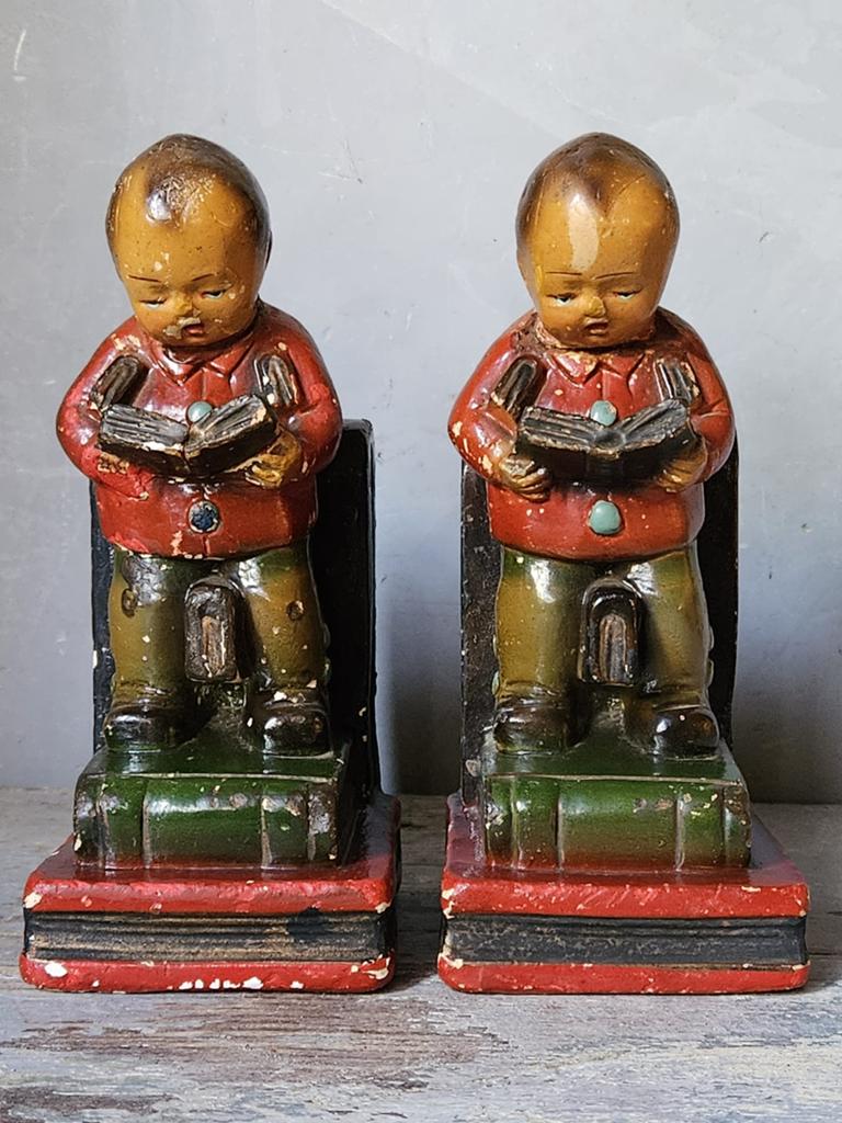 Antieke boekensteunen, Antiek en Kunst, Ophalen of Verzenden