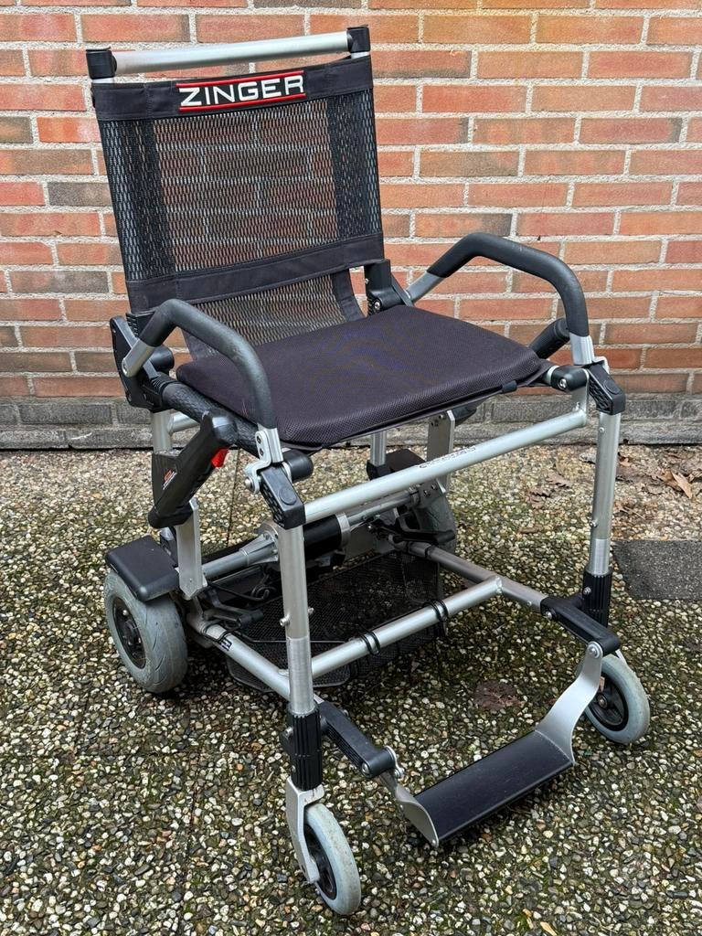 Zinger elektrische inklapbare rolstoel, Ophalen, Inklapbaar, Gebruikt, Elektrische rolstoel