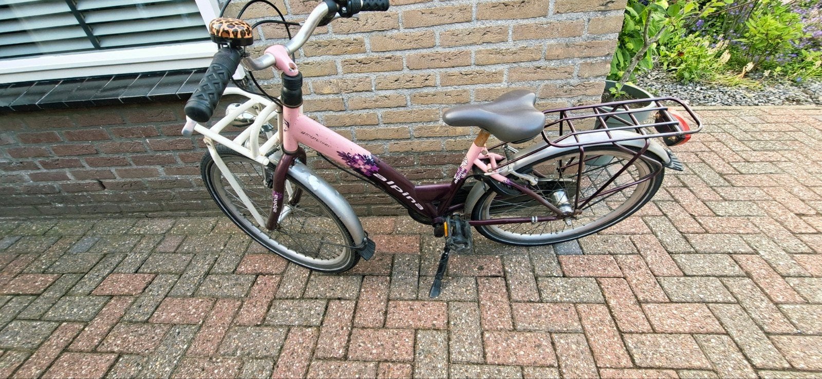 Alpina meisjesfiets 24-inch met 3 versnellingen, Ophalen, Terugtraprem, Alpina Girlpower, Versnellingen