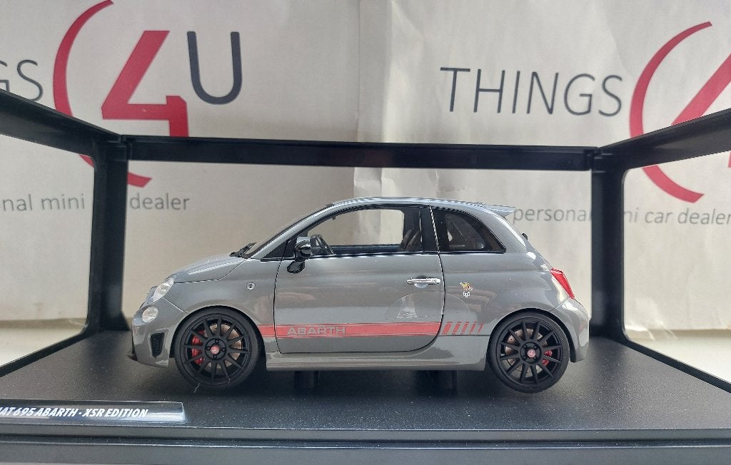 Solido 1:18 Fiat 695 Abarth XSR Edition Yamaha 2022 grijs, Ophalen of Verzenden, Nieuw, Auto, Solido