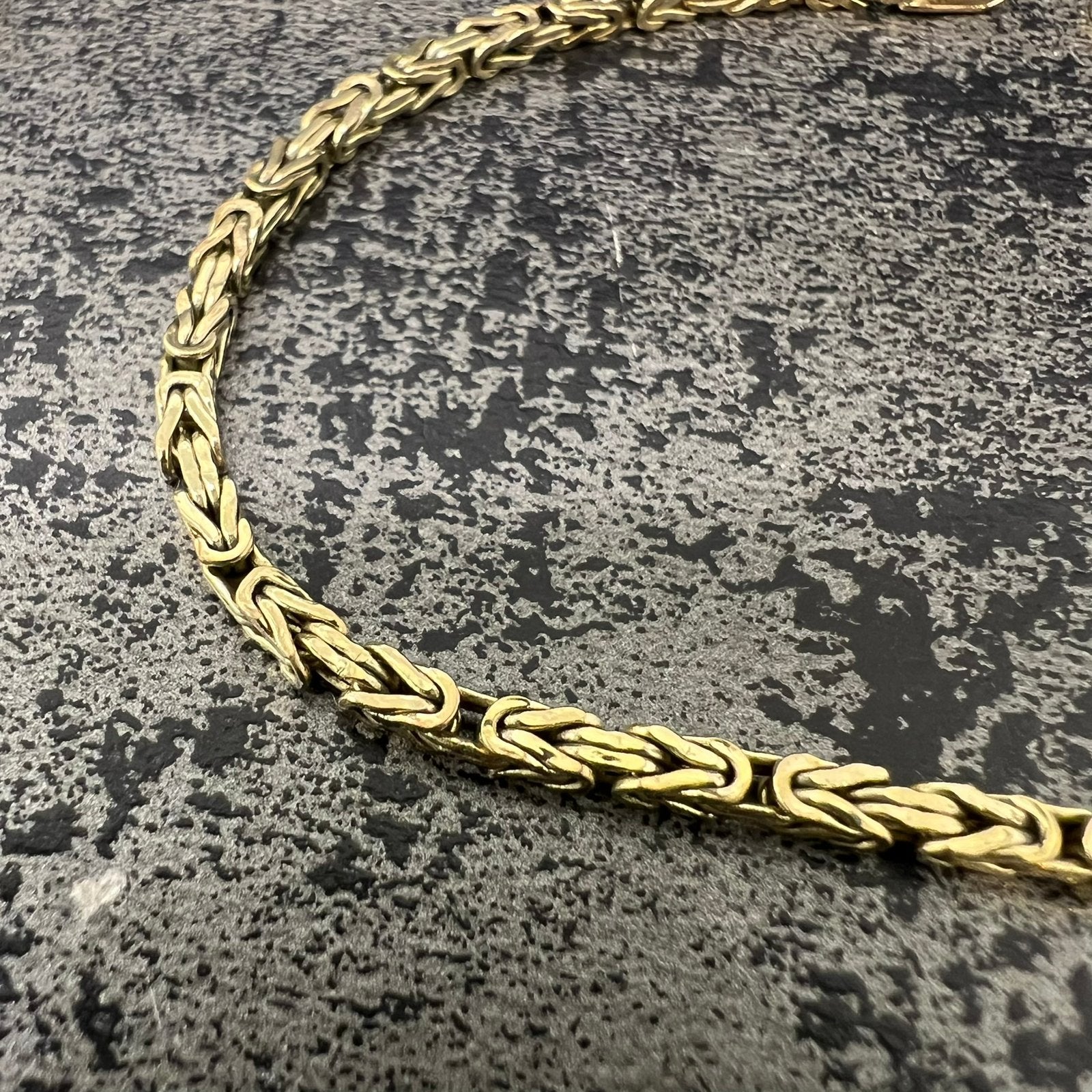 14k gouden armband koningsschakel koningsarmband, Sieraden, Tassen en Uiterlijk, Armbanden, Ophalen of Verzenden, Zo goed als nieuw