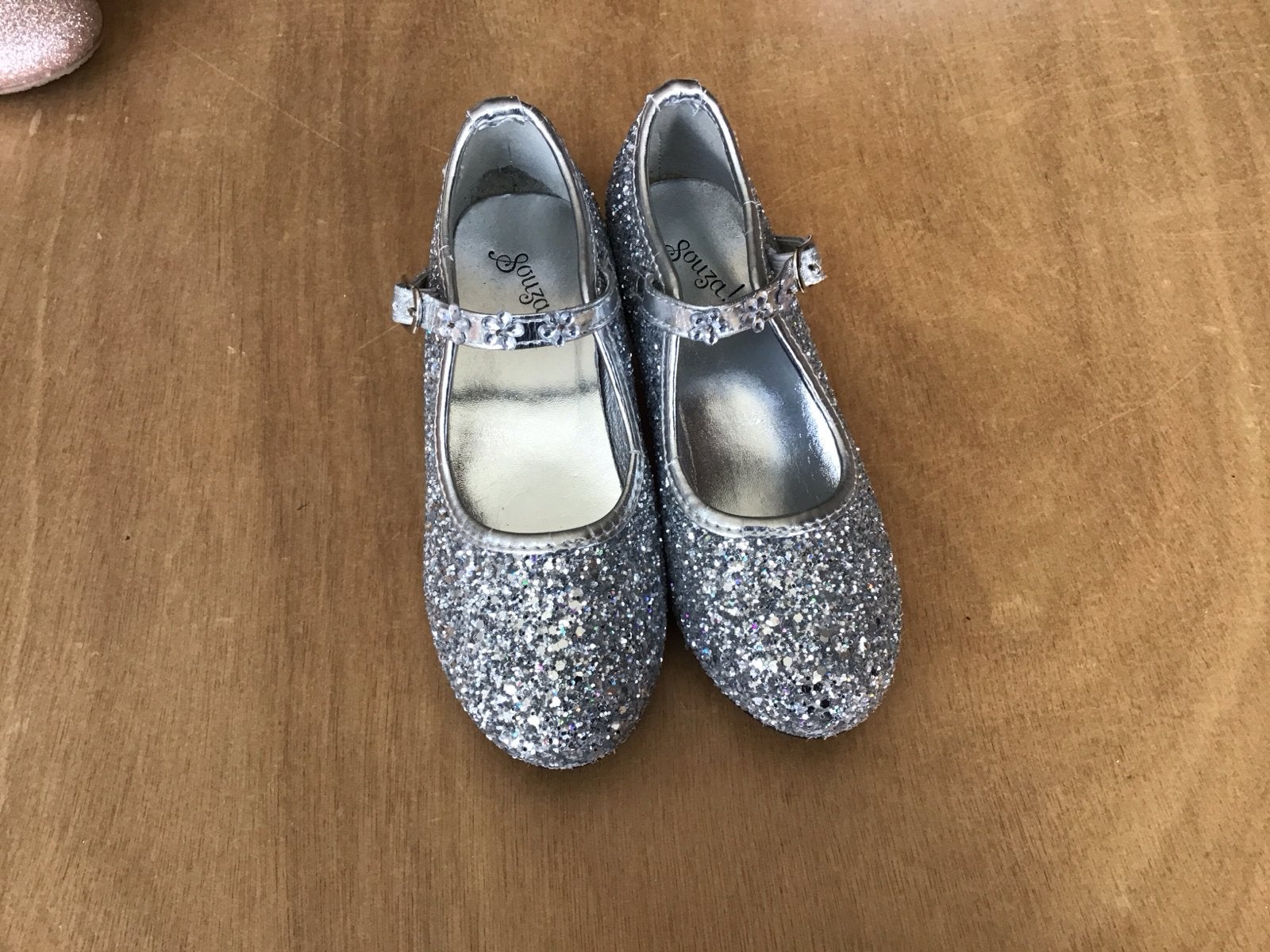 Glitter schoenen met hakje - Souza - Maat 28, Meisje, Schoenen, Ophalen of Verzenden, Zo goed als nieuw