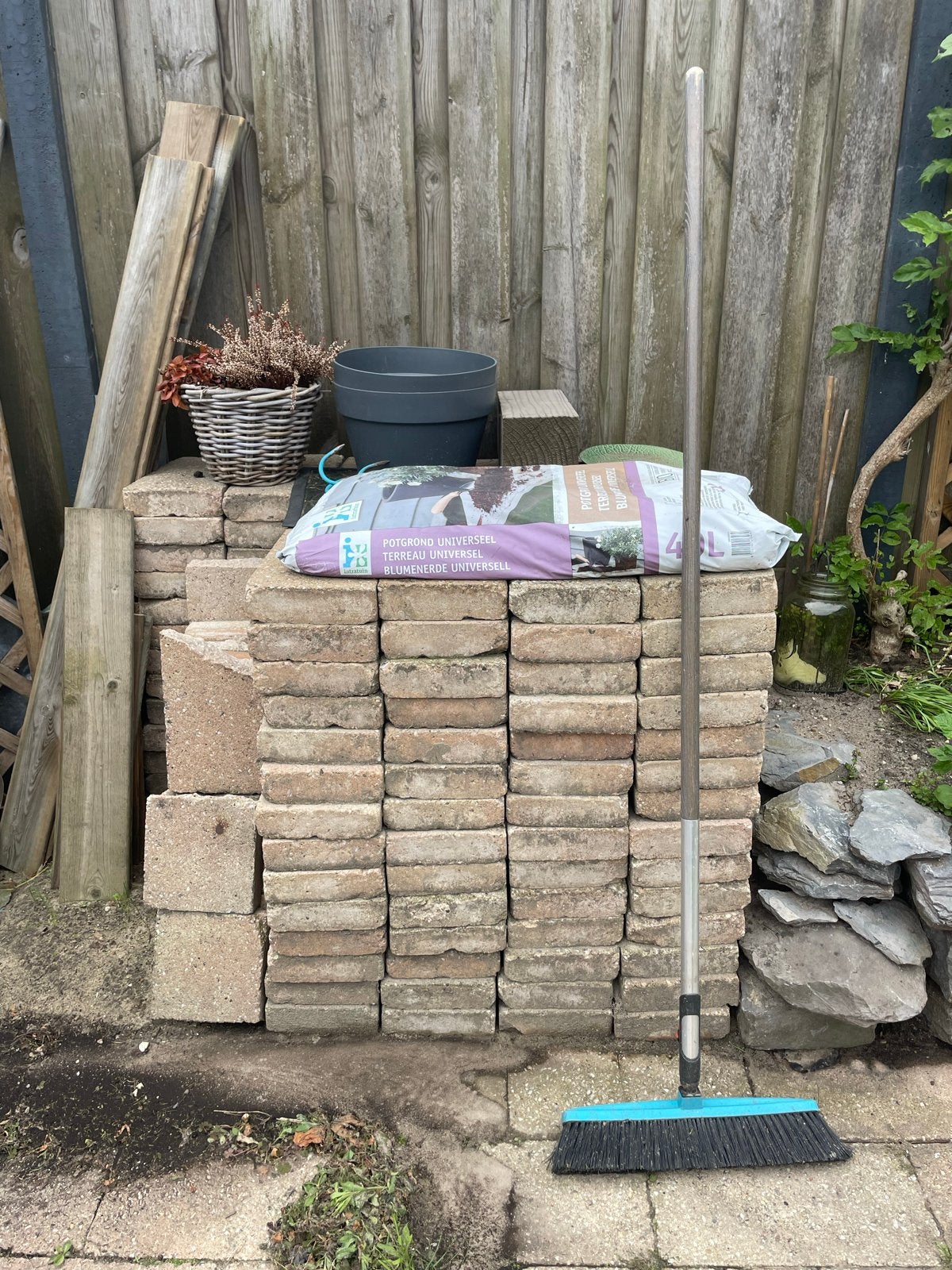 Gebruikte Klinkers voor Tuinpad of Terras, Tuin en Terras, Ophalen, Gebruikt, Klinkers, 10 m² of meer