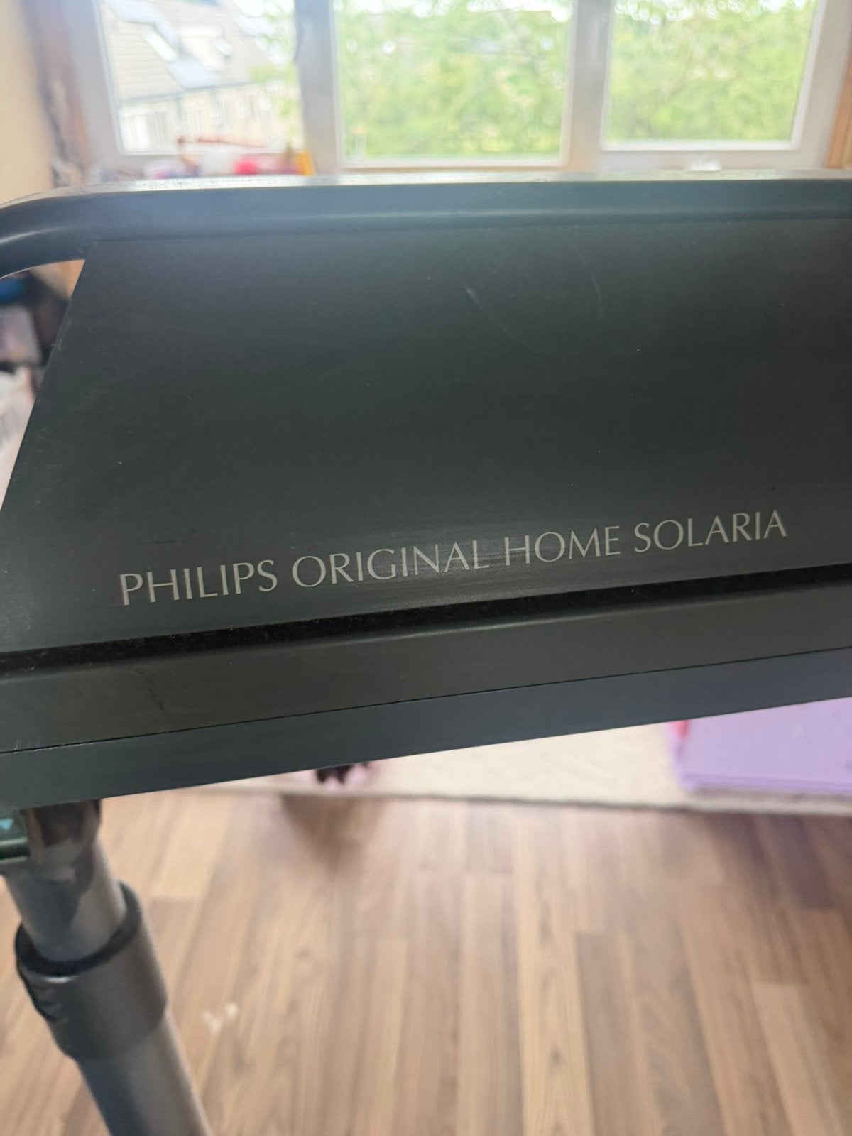 Philips home salaria zonnebank, Witgoed en Apparatuur, Zonnebanken en Gezichtsbruiners, Ophalen, Zo goed als nieuw, Zonnebank enkelzijdig