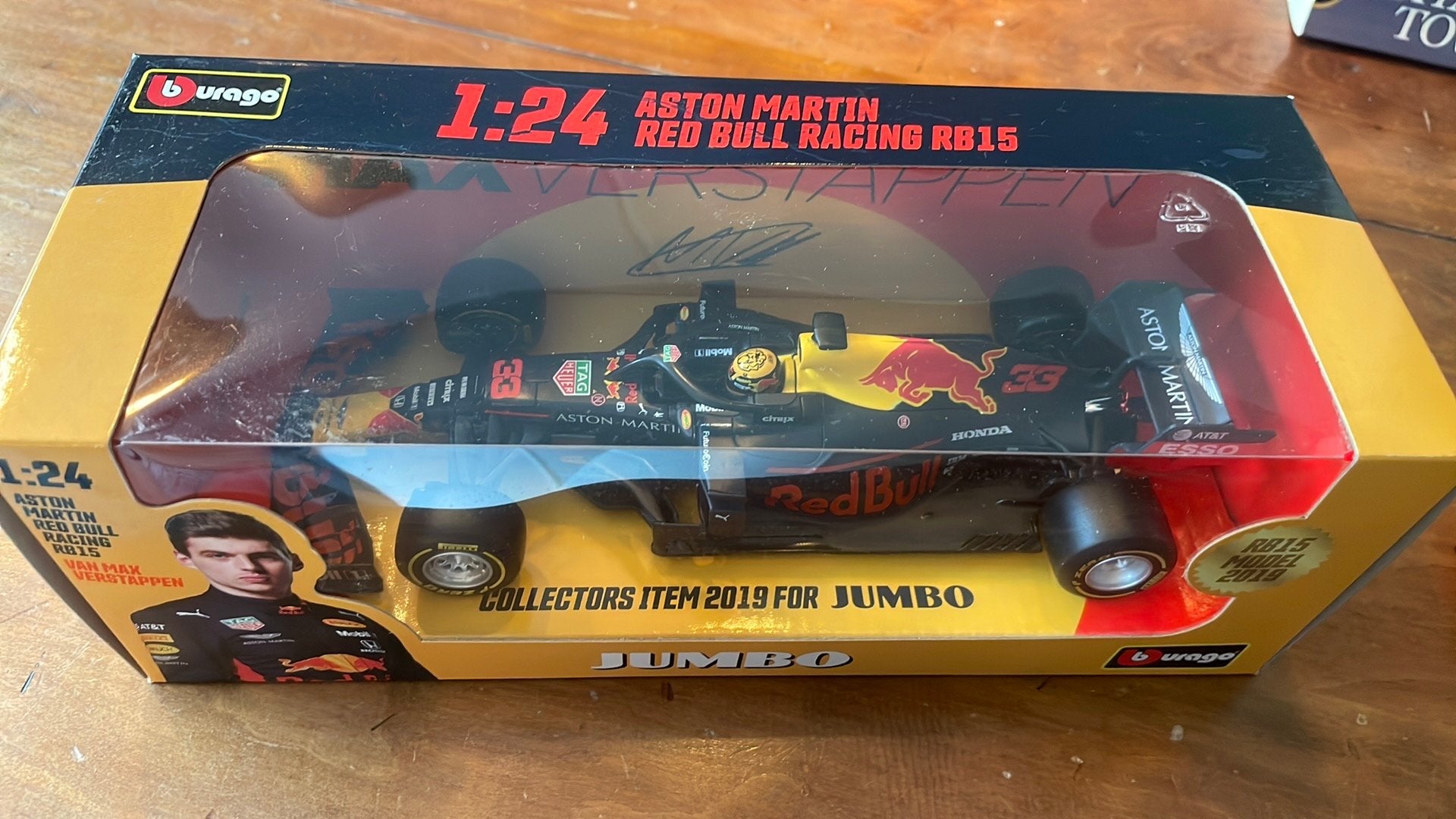 Schaalmodel auto Max Verstappen, 1:24 RB model 2019 Burago, Hobby en Vrije tijd, Modelauto's | 1:24, Ophalen of Verzenden, Nieuw