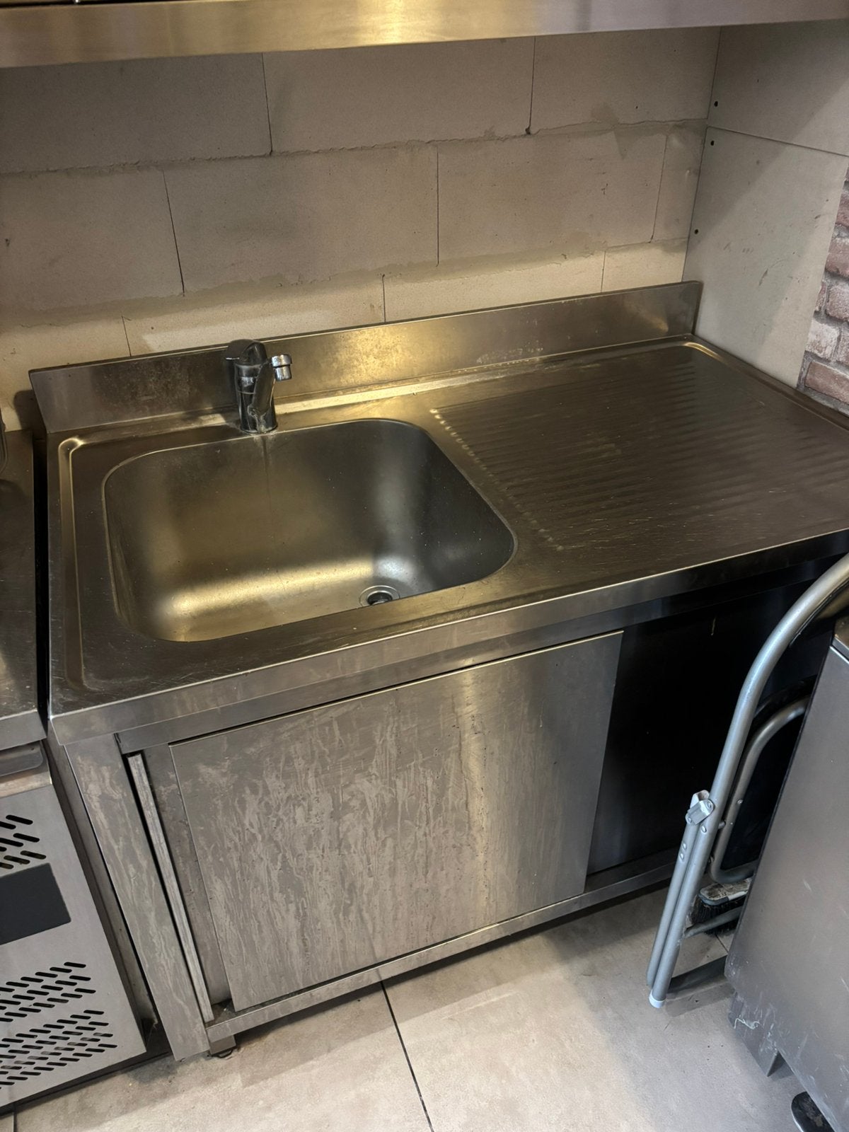 Horeca wastafel wasbak keuken kraan tafel, Ophalen of Verzenden