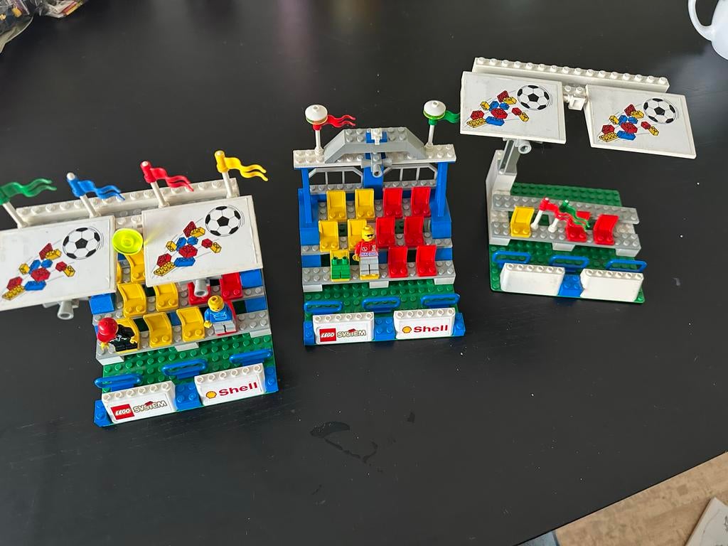 Lego 3308 & 3309 Voetbalstadion Tribunes (Incompleet), Gebruikt, Overige thema's, Lego, Ophalen of Verzenden