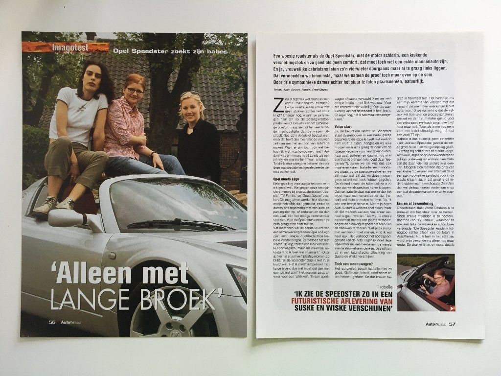 Artikel Opel speedster, Ophalen of Verzenden, Zo goed als nieuw, Opel