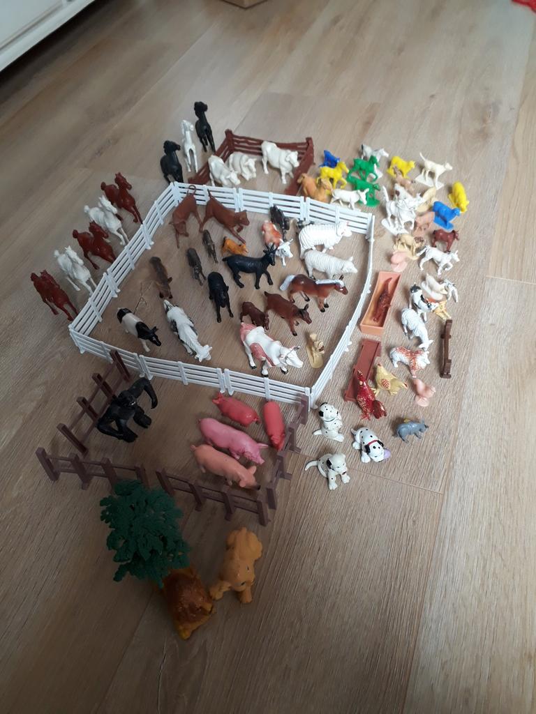 Speelgoed, Boerderij dieren en hekwerk., Ophalen of Verzenden, Gebruikt