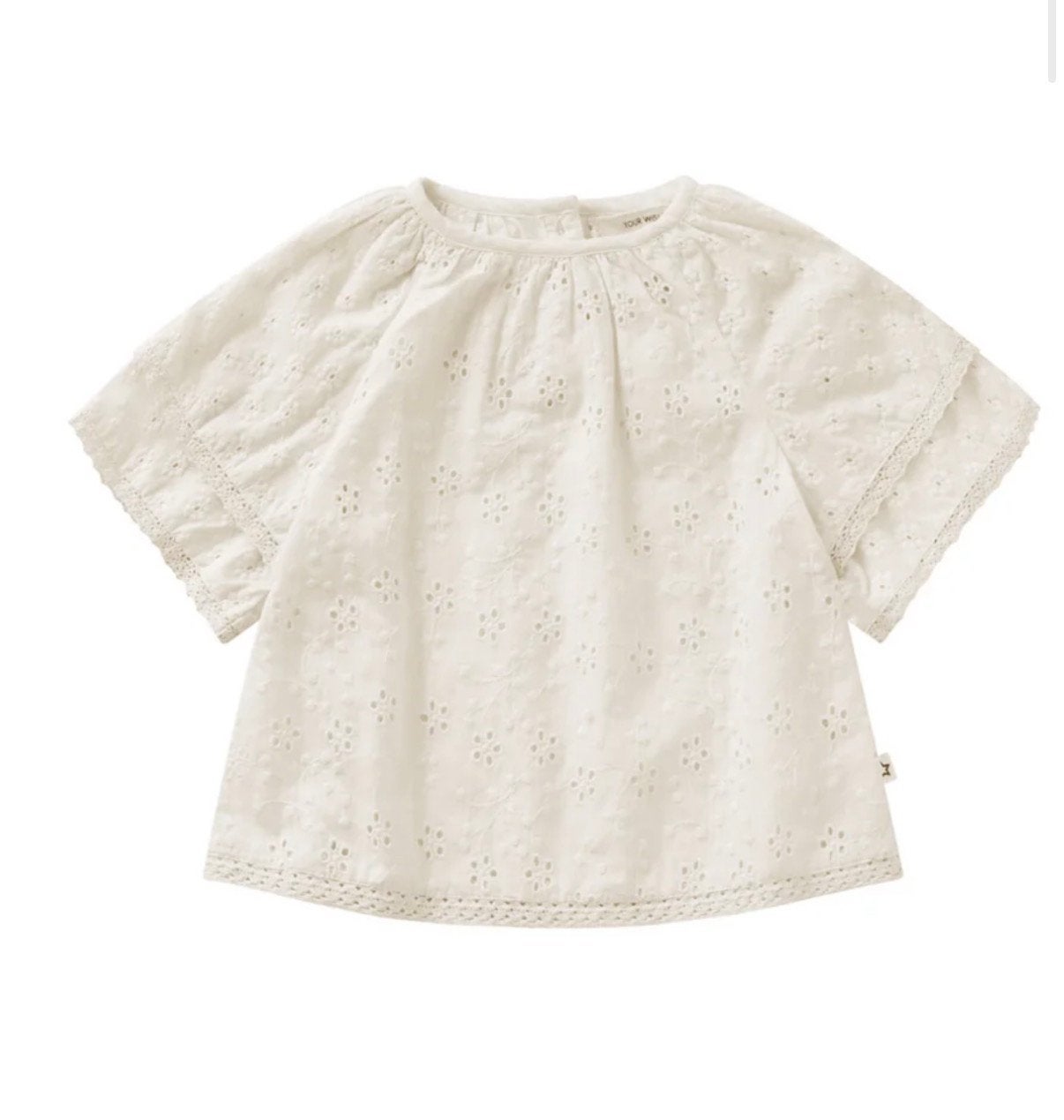 Yourwishes mt 146 broderie blousje, Kinderen en Baby's, Kinderkleding | Maat 146, Ophalen of Verzenden, Zo goed als nieuw, Meisje